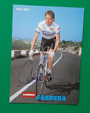 CYCLISME carte cycliste BREU BEAT équipe CARRERA 1986 Signée comprar usado  Enviando para Brazil