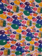 Balões vintage feliz aniversário tecido retrô festa material de costura pacotes chiques comprar usado  Enviando para Brazil