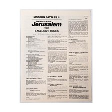 Usado, SPI War Game Modern Battles II - A Batalha por Jerusalém Regras Exclusivas Muito Bom+ comprar usado  Enviando para Brazil
