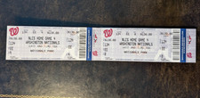 2012 nationals ticket stubs for sale 2012 nationals ticket stubs for sale California