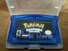 Cartucho Pokemon GBA distribuição versão safira imagem original comprar usado  Enviando para Brazil