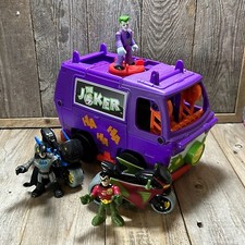 Imaginext Batman & Robin Motorcycle & The Joker Van HQ com bonecos comprar usado  Enviando para Brazil