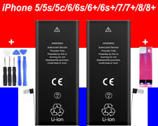 Używany, BATTERIE INTERNE NEUVE COMPATIBLE POUR IPHONE 5 5S 5C 5 SE 6 6S 7 8 PLUS X XS XR na sprzedaż  Wysyłka do Poland