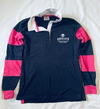 Camisa de Rugby Aberlour Single Malt Scotch Whisky Distillery Azul e Rosa - Etiqueta Extra Grande/Reino Unido M, usado comprar usado  Enviando para Brazil