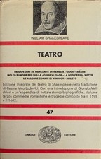 Shakespeare william teatro usato  Italia