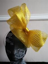 Gold fascinator millinery for sale  SLOUGH