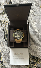 Bulova gold marine for sale  STOCKTON-ON-TEES