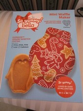 NUEVO TAN DELICIOSO BELLA MINI WAFLERA GOFRERA LINDO PINGÜINO PLUG & PLAY segunda mano  Embacar hacia Mexico