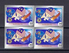 Malásia 2000 Sc# 769 imperfeito tênis de mesa equipes mundiais remo globo bloco 4 MNH comprar usado  Enviando para Brazil