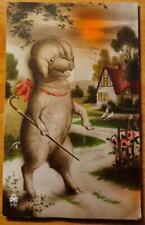 Cartão postal vintage Charcutaria Zurique anúncio som mecânico humanizado L347 Pig comprar usado  Enviando para Brazil
