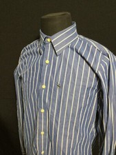 Camisa masculina manga longa listrada azul abercrombie and fitch Y2K G nova sem etiquetas comprar usado  Enviando para Brazil