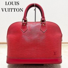 Bolsa de mão Louis Vuitton Epi Alma couro vermelho bolsa de luxo usada comprar usado  Enviando para Brazil