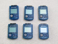 Cartão de memória oficial Sega Dreamcast azul claro VMU HKT-7000/com novas baterias comprar usado Cartão de memória oficial Sega Dreamcast azul claro VMU HKT-7000/com novas baterias comprar usado  Enviando para Brazil