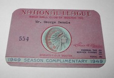 1949 baseball boston for sale  Hopedale