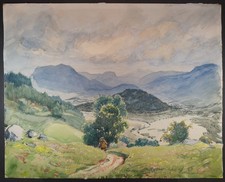 Aquarell ürzig mosel gebraucht kaufen  Lübeck
