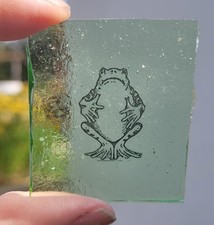 Stained glass frog for sale  BATTLE