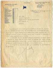 Navigazione lettera intestata usato  Roma