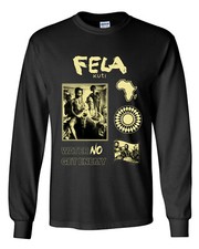 Camiseta Fela Manga Longa - Water No Get Enemy Afrobeat Afro Beats Kuti África comprar usado  Enviando para Brazil