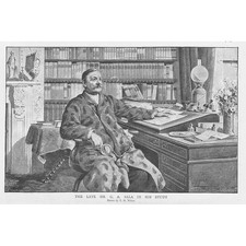 GEORGE AUGUSTUS SALA Autor i dziennikarz - Antyk Druk 1895 na sprzedaż GEORGE AUGUSTUS SALA Autor i dziennikarz - Antyk Druk 1895 na sprzedaż  Wysyłka do Poland