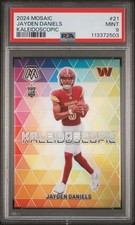2024 Panini Mosaico Jayden Daniels #21 Caleidoscópico PSA Perfeito 9 Estojo Hit Low Pop comprar usado  Enviando para Brazil