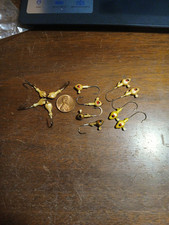 Lote de 12 gabaritos de crappie dourados (1/16 oz) comprar usado  Enviando para Brazil