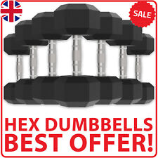 Hex dumbbells set for sale  MANCHESTER