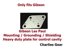Placa de controle de blindagem e aterramento Gibson Les Paul - Metal resistente comprar usado  Enviando para Brazil