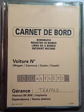 Sncf logbook usi d'occasion  Expédié en Belgium