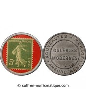 Galeries modernes monnaie d'occasion  France