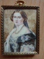 Miniatur portrait königin gebraucht kaufen  Ludwigshafen am Rhein