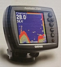 Sonar colorido Garmin Fishfinder 250C com montagem em fiação manual caixa original CAIXA ABERTA comprar usado  Enviando para Brazil