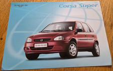 2000 BRAZILIAN CHEVROLET CORSA SUPER brochura de carro, literatura textual portuguesa comprar usado 2000 BRAZILIAN CHEVROLET CORSA SUPER brochura de carro, literatura textual portuguesa comprar usado  Enviando para Brazil