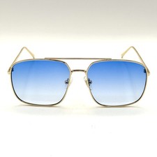 Óculos de sol aviador designer SOJOS SJ1176-C6-JL armação de metal dourado e degradê azul  comprar usado  Enviando para Brazil