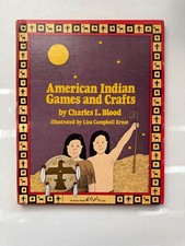 American Indian Games and Crafts by Charles L. Blood, Illustrated, Vintage Child comprar usado  Enviando para Brazil
