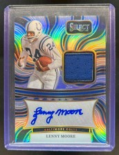 Camiseta 2024 Select Lenny Moore Signature autografada #15/199, usado comprar usado  Enviando para Brazil
