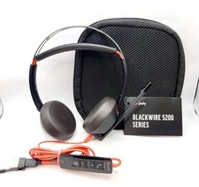 Novo Plantronics Poly Blackwire 5220 estéreo USB-C e fone de ouvido com fio de 3,5 mm com microfone  comprar usado  Enviando para Brazil