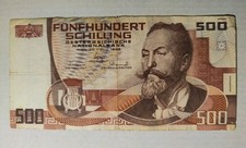 Banconota austria 500 usato  Roma