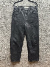 Jeans masculino reto cintura alta preto California Arts And Recreation Board tamanho 30 comprar usado  Enviando para Brazil