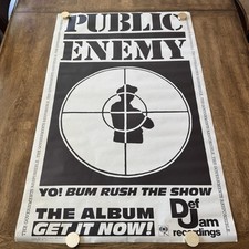 Inimigo público original 1987 Yo! Pôster de rap Bum Rush The Show 25” X 39,5” Def Jam comprar usado  Enviando para Brazil