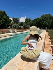 Borsa spiaggia rafia usato  Pistoia