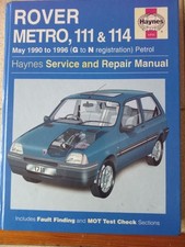 Haynes manual rover for sale  ST. IVES