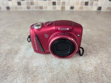CÂMERA DIGITAL COMPACTA CANON POWERSHOT SX150 IS 14.1MP TESTADA VERMELHA comprar usado  Enviando para Brazil