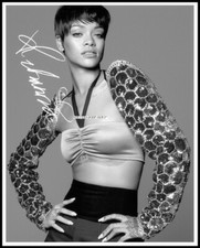 Rihanna autographed cotton for sale  WHITLEY BAY