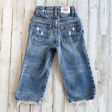 Jeans Baby Gap Vintage Y2K Distressed Destroyed Azul 100% Algodão Criança Meninos 2 comprar usado  Enviando para Brazil