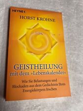 Geistheilung dem lebenskalende gebraucht kaufen  Darmstadt
