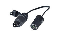 Kabel adaptera 3-biegunowa wtyczka ciągnika DIN 9680 z wkładką ładującą na 2xUSB A+C na sprzedaż  Wysyłka do Poland