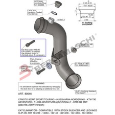Raccordo elimina catalizzatore usato  Italia