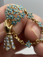 Vintage enamel rhinestone for sale  CROWBOROUGH