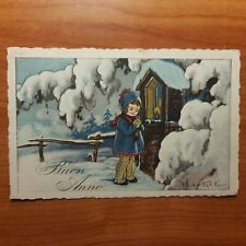 Cartolina augurale illustrata usato Cartolina augurale illustrata usato  Diano San Pietro