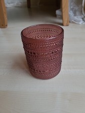 Windlicht glas lila gebraucht kaufen  Wendelstein